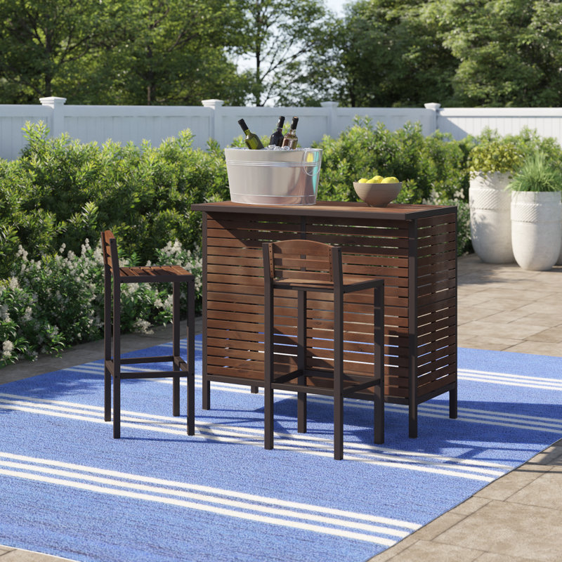 Red Barrel Studio Libnah 3 Piece Bar Set Reviews Wayfair